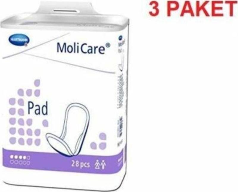 Molicare Pad 4 Damla - Mesane Pedi - 28 Lik Paket - 3 Paket (84 Adet)