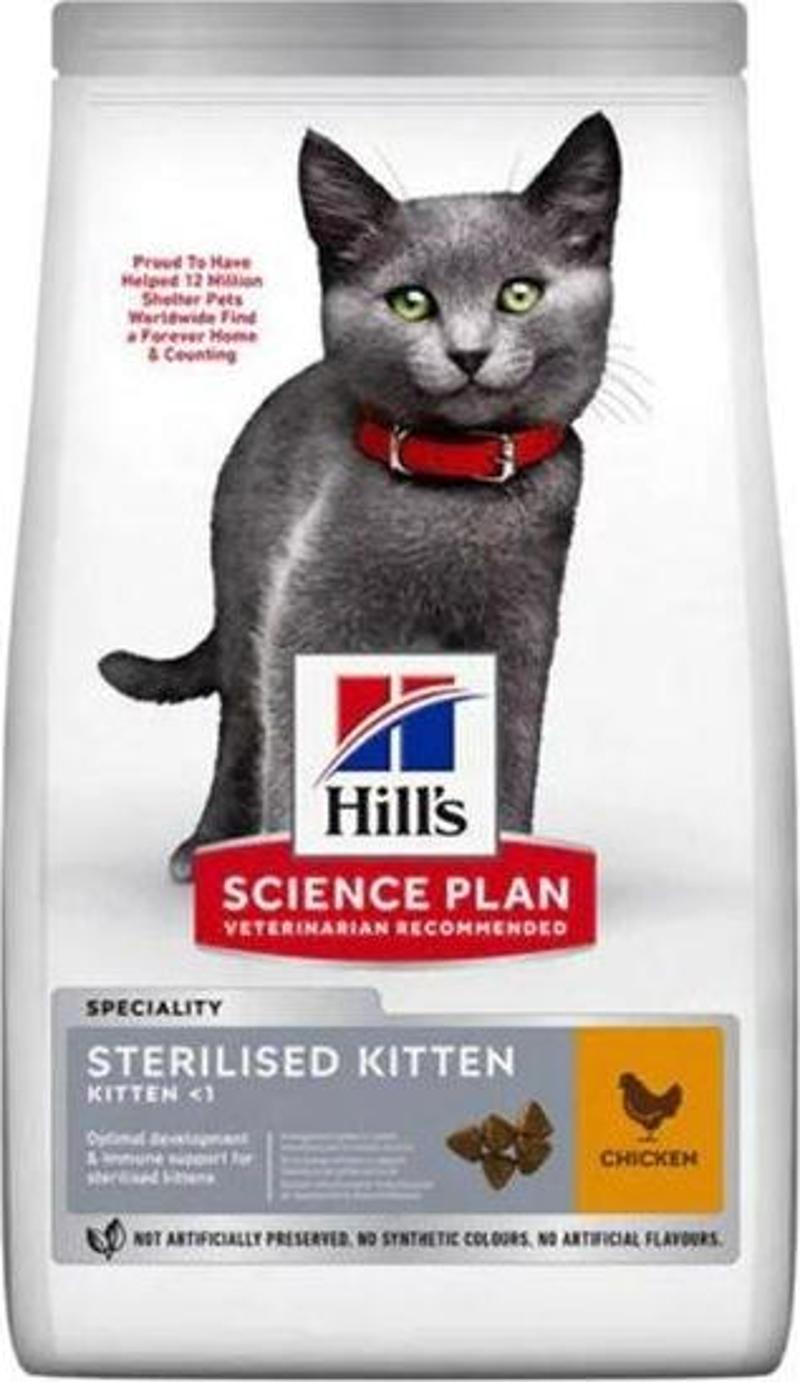 Hills Sterilised Kitten Tavuklu Kısırlaştırılmış Yavru Kedi Maması 10 Kg
