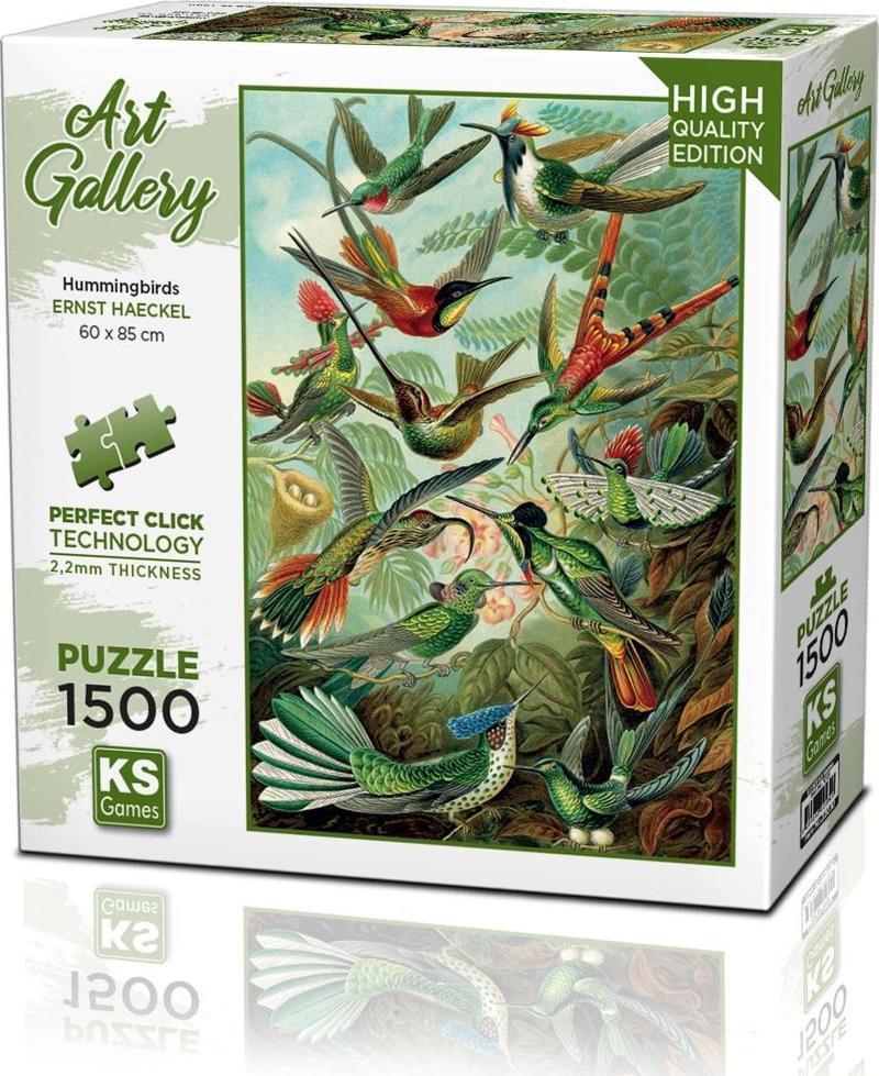 Puzzle 1500 Parça Art Gallery Hummingbirds Sinek Kuşları