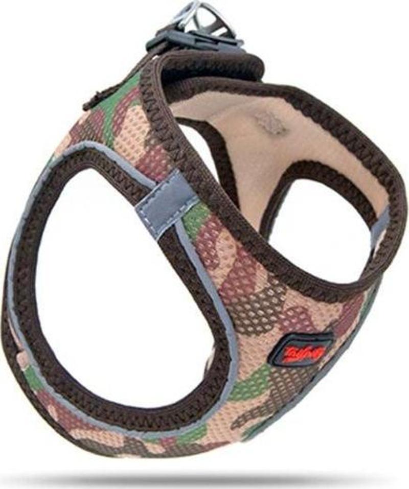 Air Mesh Harness Köpek Göğüs Tasması Camo Xsmall