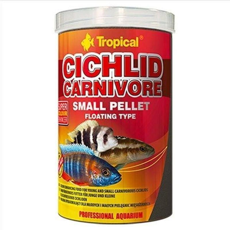 Cichlid Carnivore Pellet Granür Etobur Ciklet Yemi Small 250 Ml