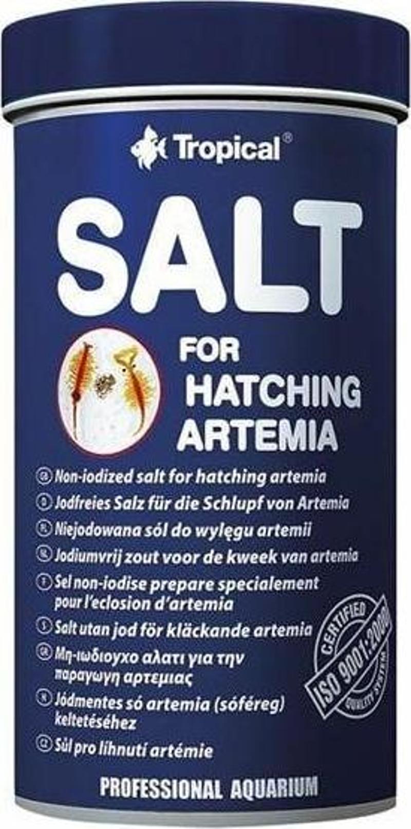 Salt For Hatchıng Artemia İyotsuz Artemia Kuluçka Tuzu 250 Ml 300 Gr