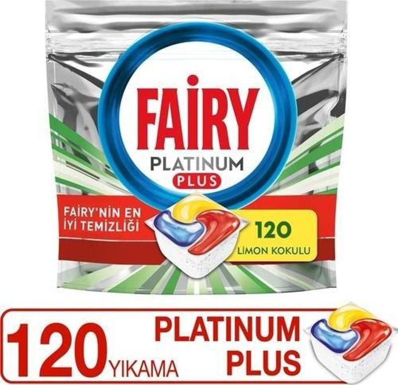 Platinum Plus 120'li Bulaşık Makinası Deterjanı Tableti / Kapsülü