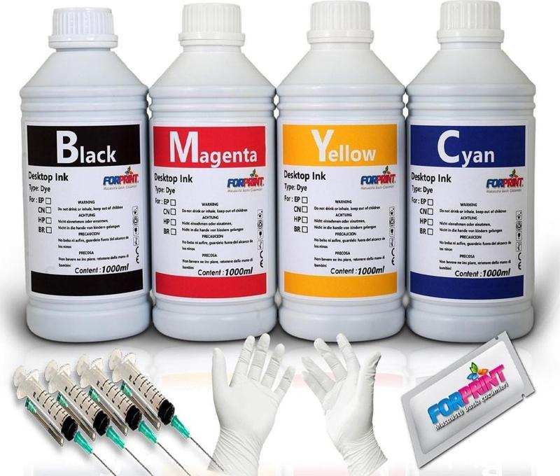 Epson L382,L386,L565 Uyumlu Mürekkep 4X1000Ml 4 Renk