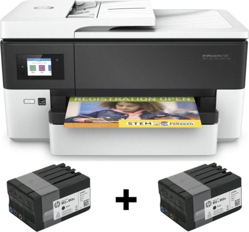 Officejet Pro 7720 Çok Fonksiyonlu A3 Yazıcı (Kartuş Hediyeli)