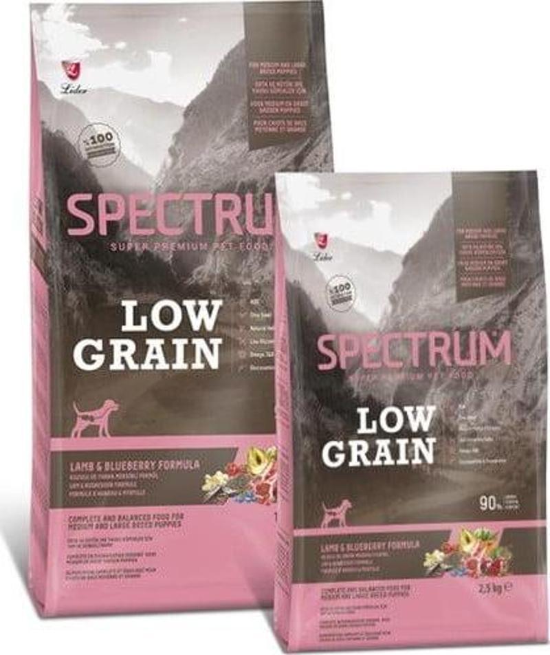 Low Grain Orta ve Büyük Irk Yetişkin Köpekler Için Kuzulu ve Yaban Mersinli 2.5Kg