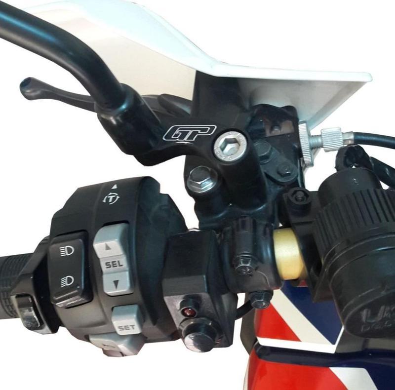 Honda Africa Twin CRF1000L / CRF1100L L1/L2/L4 2016-2023 Uyumlu Ayna Genişletme Siyah