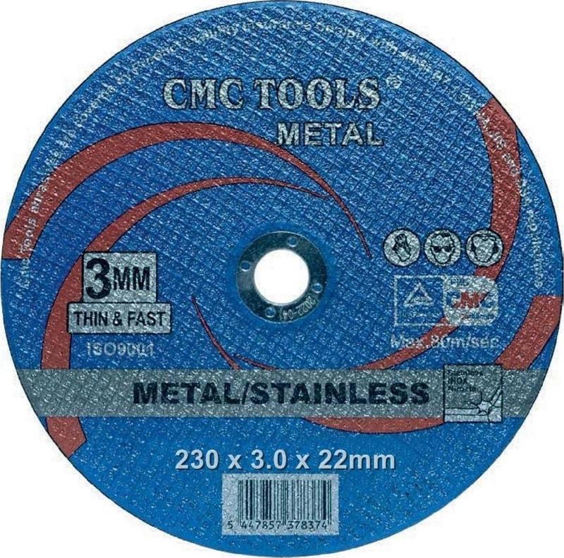 Metal Kesici Taş Spiral Taşı 230x3.0x22mm 5 Adet