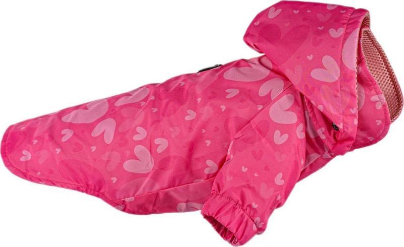Tasarım Pembe Yağmurluk Küçük ve Orta Irk XL Beden