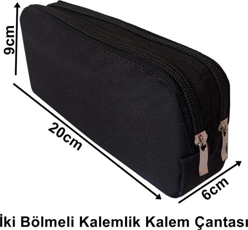 Kalemlik Kalem Çantası 2 Bölmeli