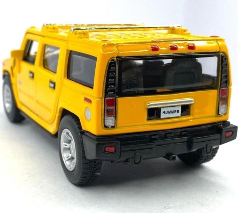 Kinsmart 2008 Hummer H2 Suv - Çek Bırak Lisanslı Model Oyuncak Araba 1:40 Kt5337d