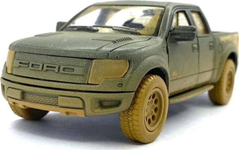 2013 Ford F-150 Svt Raptor Supercrew (çamurdesenli)çekbırak 5inch.lisanslı Model Araba,oyuncak Araba