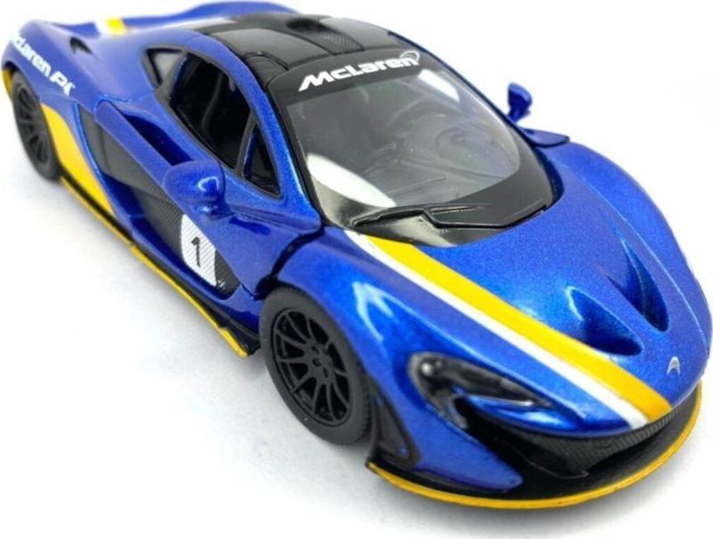 Mclaren P1 (modifiyeli) - Çek Bırak 5inch. Lisanslı Model Araba, Oyuncak Araba 1:36