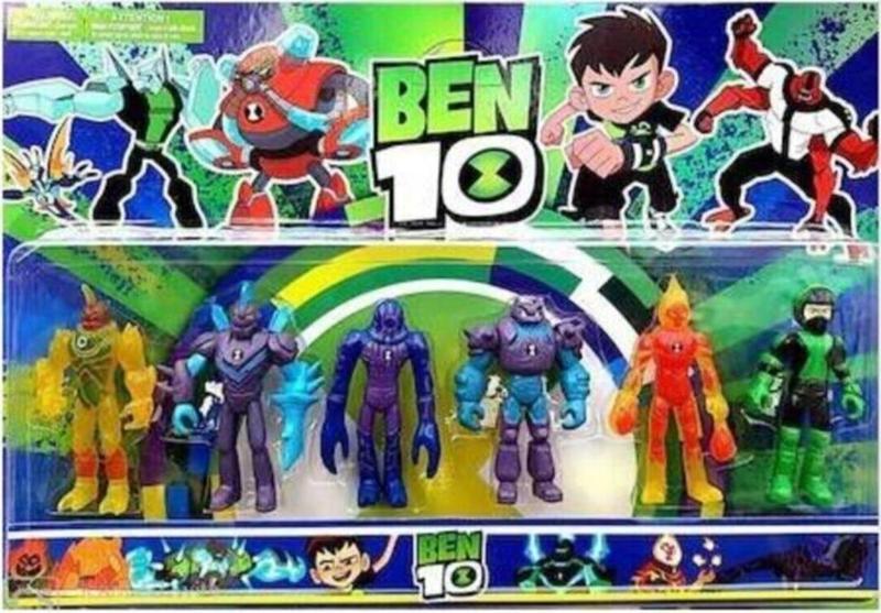 Ben10 Oyuncak Karakterler Ateştopu Benten 6 Lı Set