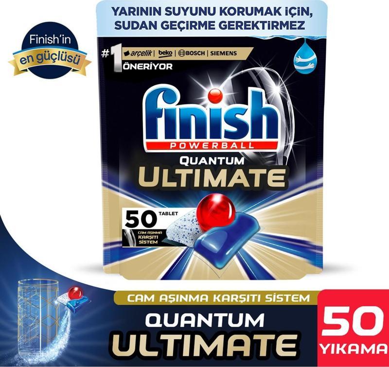 Quantum Ultimate 50 Kapsül Bulaşık Makinesi Deterjanı Tableti