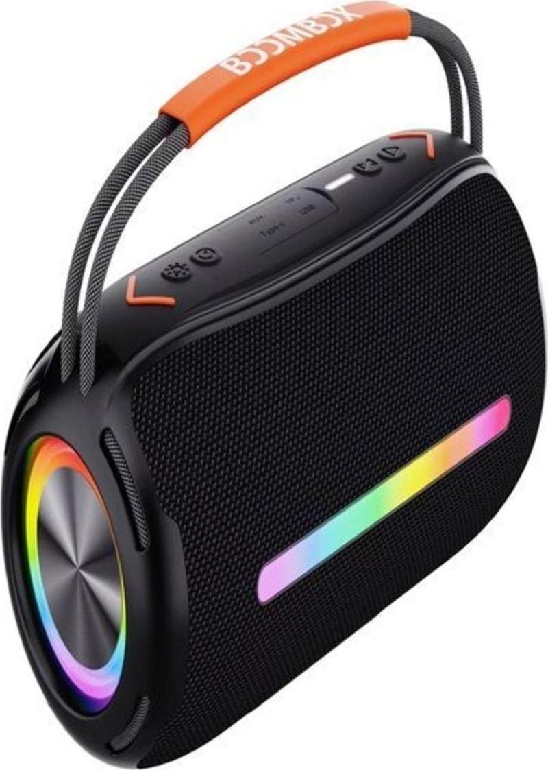 Boombox360 20W Su Geçirmez Taşınabilir RGB Işıklı Bluetooth Hoparlör Tws Speaker Bt 5.1