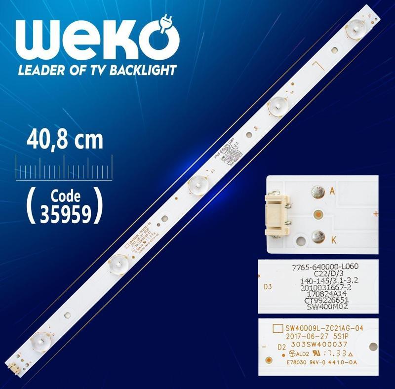 SW40D09L-ZC21AG-04 5 LEDLİ  40.8 CM