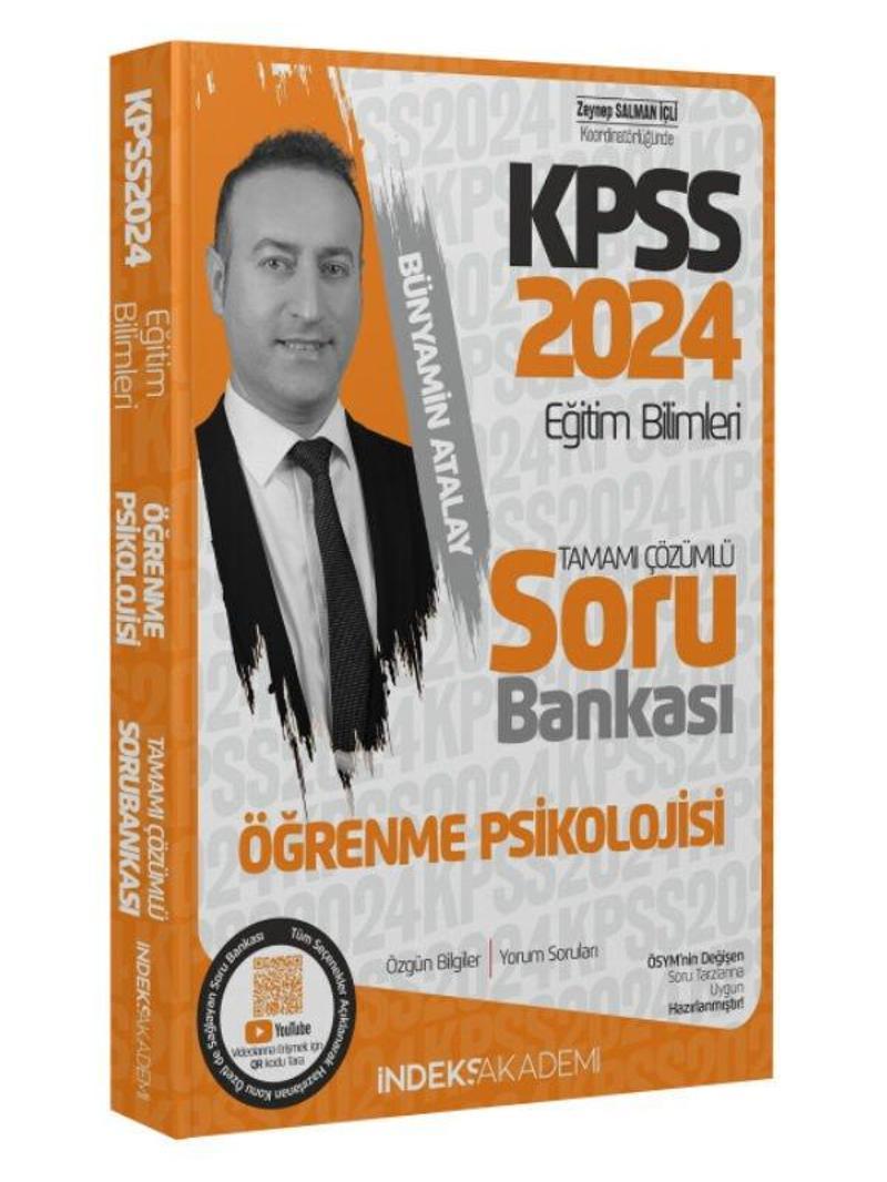 İndeks Akademi 2024 KPSS Eğitim Bilimleri Öğrenme Psikolojisi Soru Bankası Çözümlü