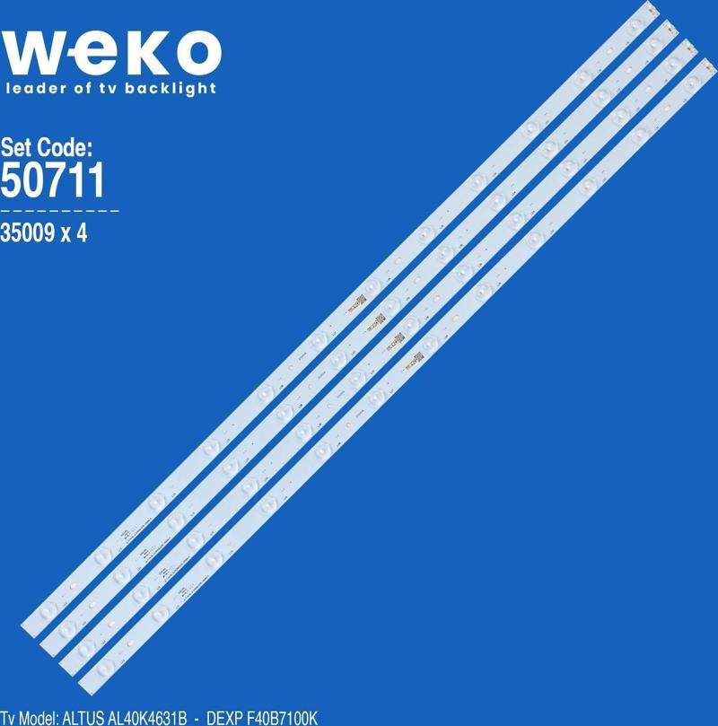 WKSET-5711 35009X4 JF P/N:01.JL.D40062235-083AS-F 4 ADET LED BAR