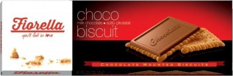 Elvan Fiorella Chocobiscuit Sütlü Çikolatalı Bisküvi 102 gr. 1 Adet