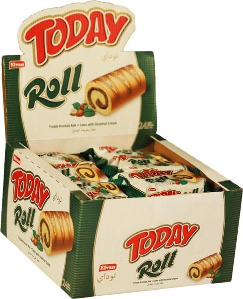 Today Swıss Roll Fındık Kremalı Kek 35 Gr 24 Adet (1 Kutu)