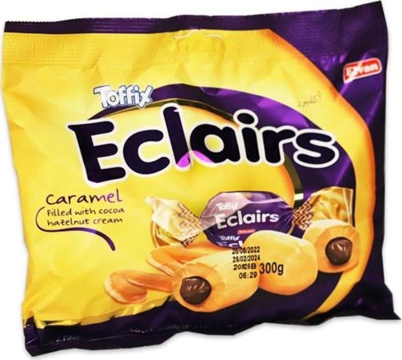 Toffix Eclairs Şeker 300 Gr (1 Paket)