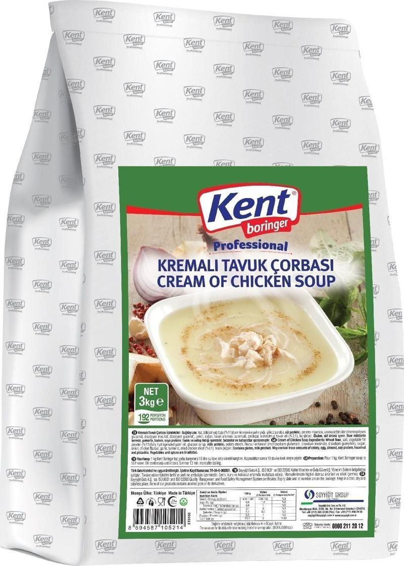 Kremalı Tavuk Çorbası 3Kg