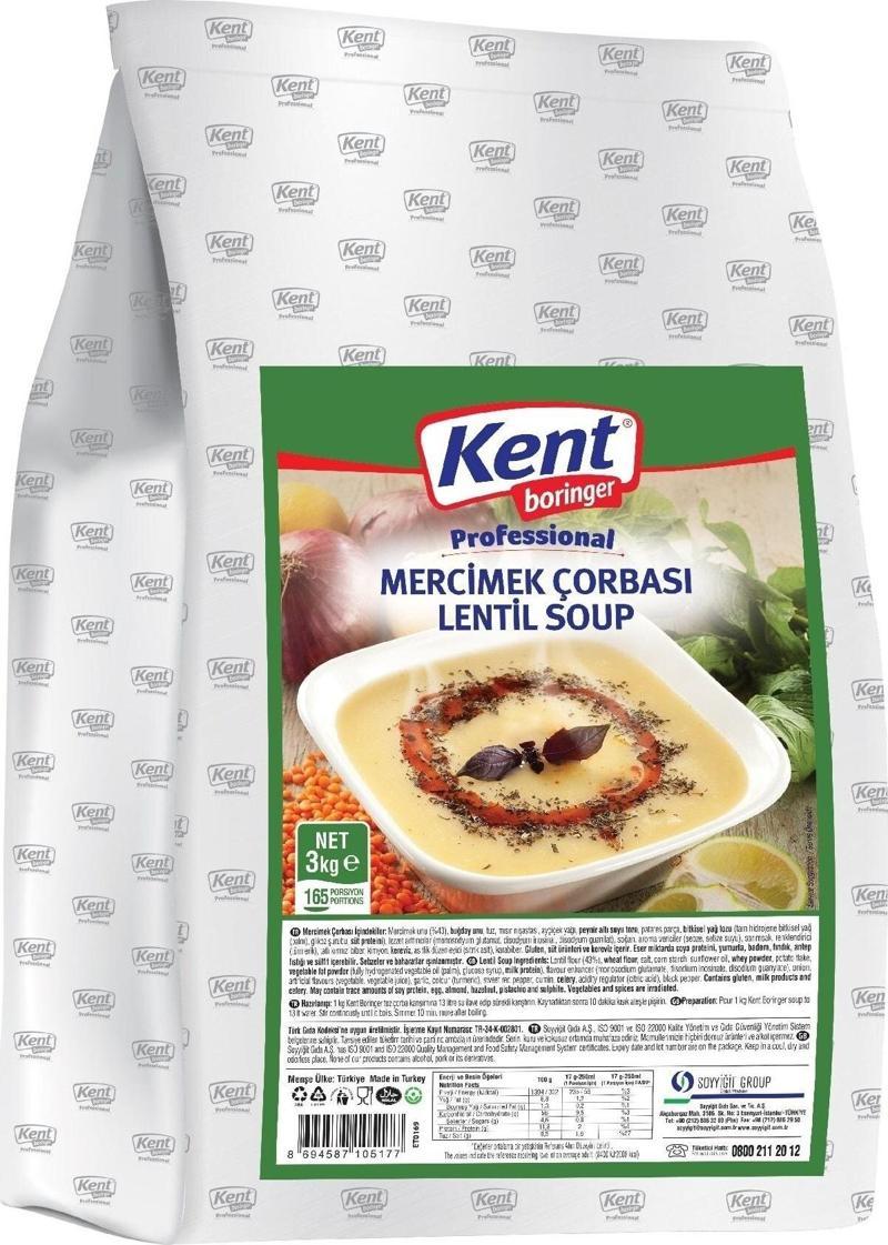 Mercimek Çorbası 3 Kg