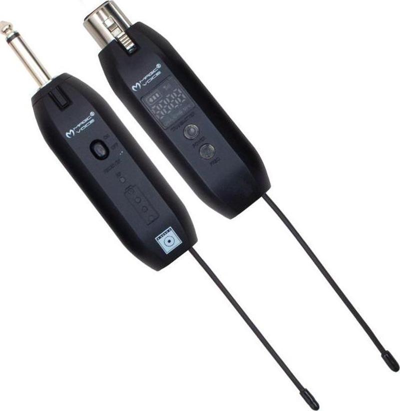 MAGICVOICE MV-19593 UHF GİTAR TİP KABLOSUZ MİKROFON SET (MİKROFON XLRLİ)