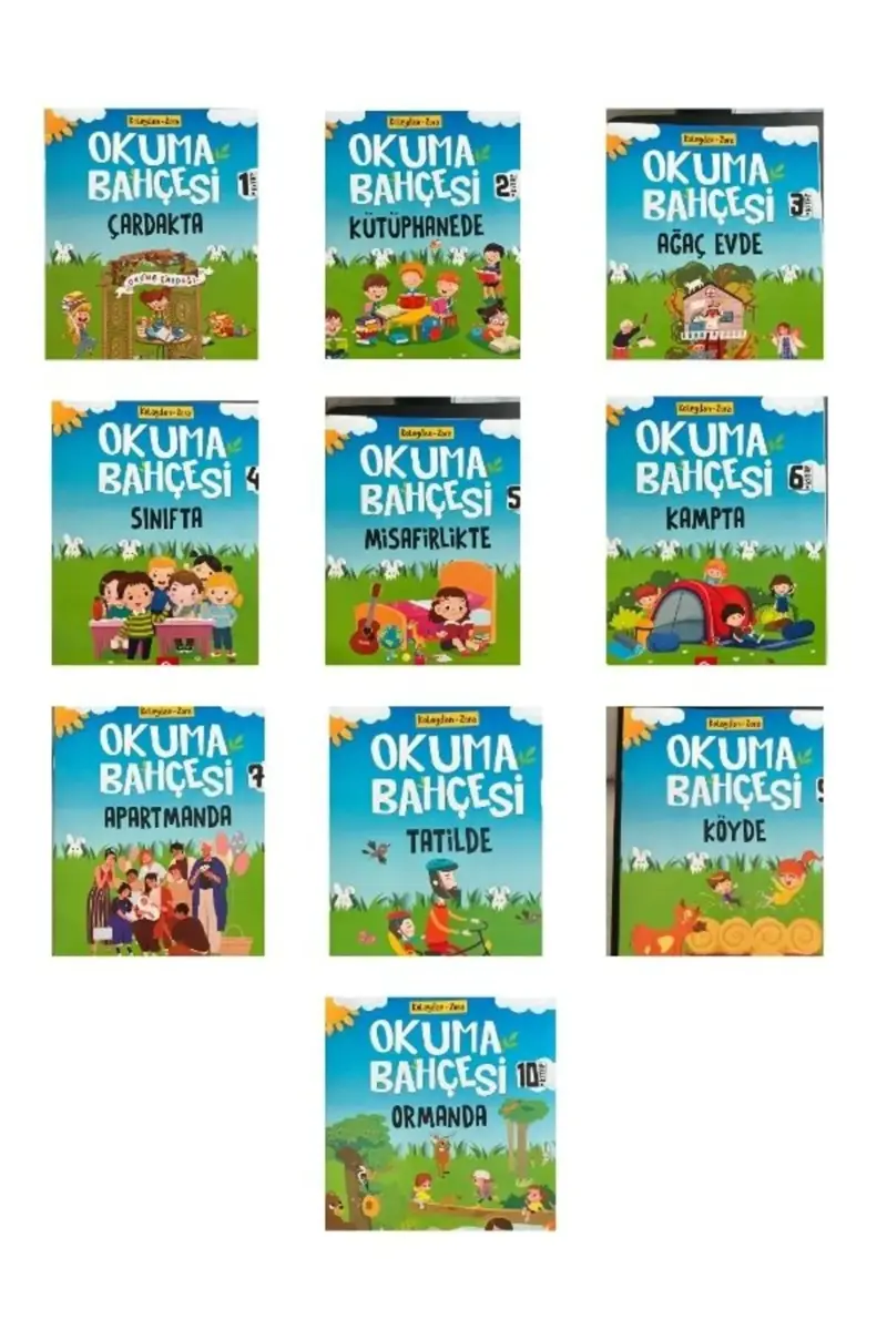 1. Sınıf Okuma Bahçesi Hikaye Seti 10 Kitap Model Çocuk