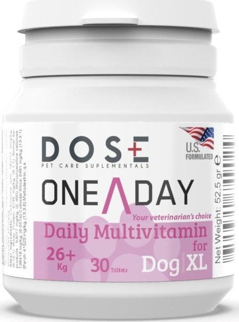 One A Day Dog Köpek 26 Kg+ Multivitamin 30 Tablet