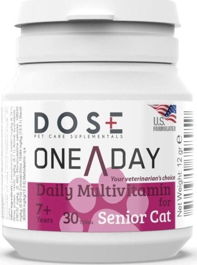 One A Day Senior Yaşlı Kedi Multivitamin 30 Tablet