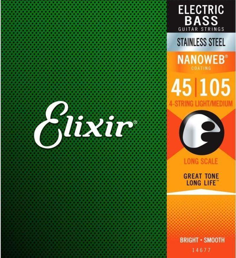 14677 Nanoweb Medium 4 Telli Bas Gitar Teli (45-105)