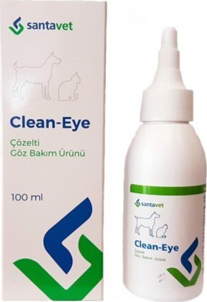 Clean Eye Göz Solüsyonu Kedi-Köpek Bakım Ürünü 100 Ml- Orijinal Ürün