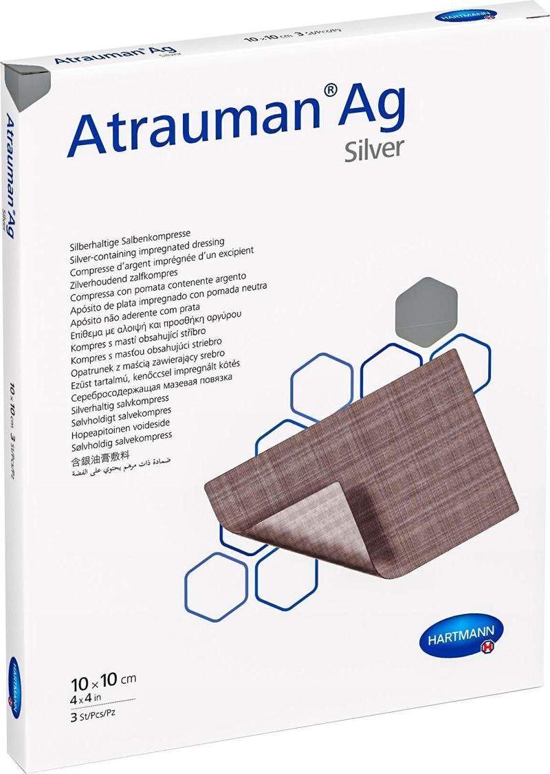 N Atrauman Ag 10X10 Gümüş İçerikli Yara Örtüsü 10 Adet 1 Kutu