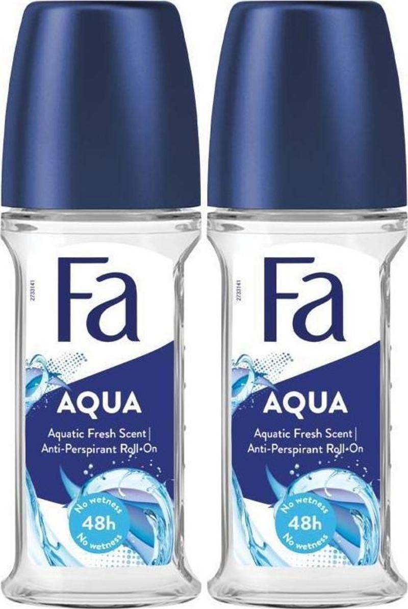 Aqua Roll-On 50 Ml X 2 Adet