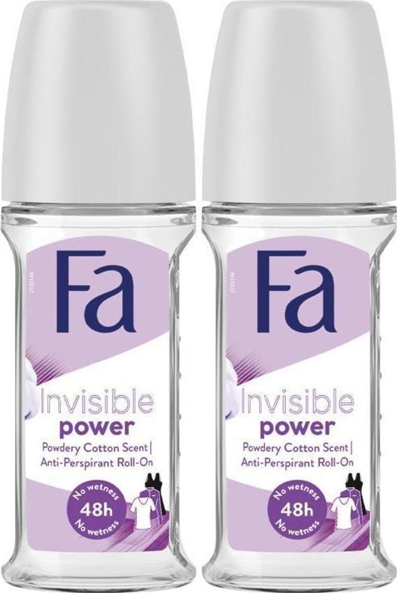 Invisible Power Roll-On 50 Ml X 2 Adet