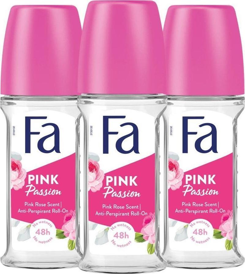 Pink Passion Roll-On X 3 Adet