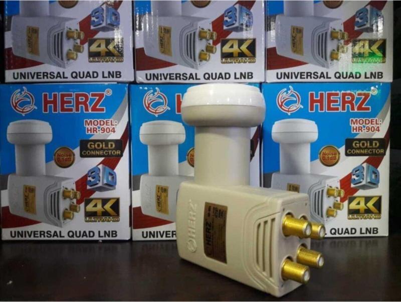 Dörtlü Lnb 4K Uhd Full Hd Tv Gold Tek Çanak Antenden 4 Ayrı Televizyon Izleme