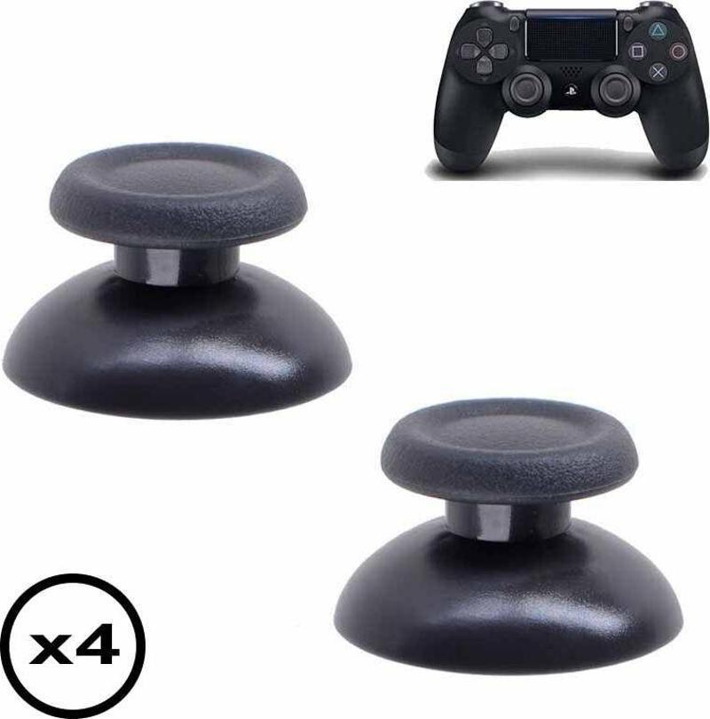 4 Adet Ps4 Analog Topuz Yedek Parça Ps V1 V2 Tüm Ps4 Kollara Uyumlu Ps4 Analog Thumb Stick