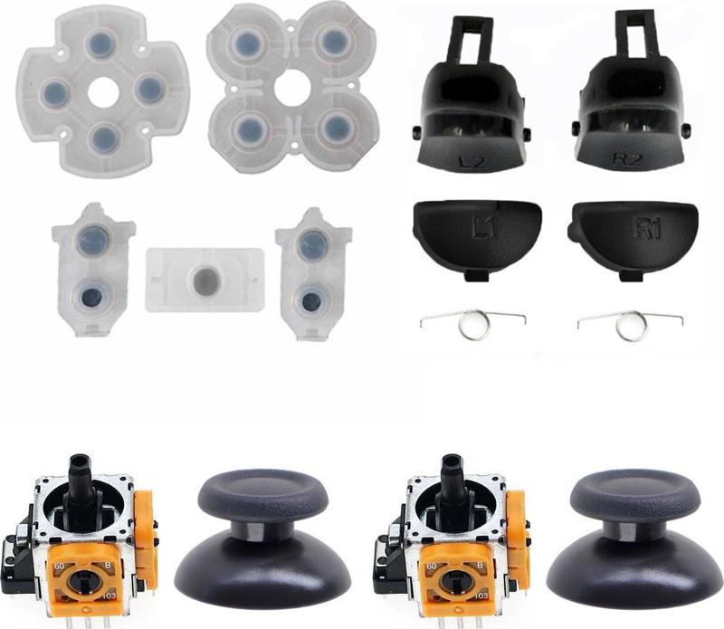 PS4 040 050 055 Analog Motor Topuz İç Lastik Tetik Omuz Tuşu Tamir Seti Playstation 4 Kol Tamir