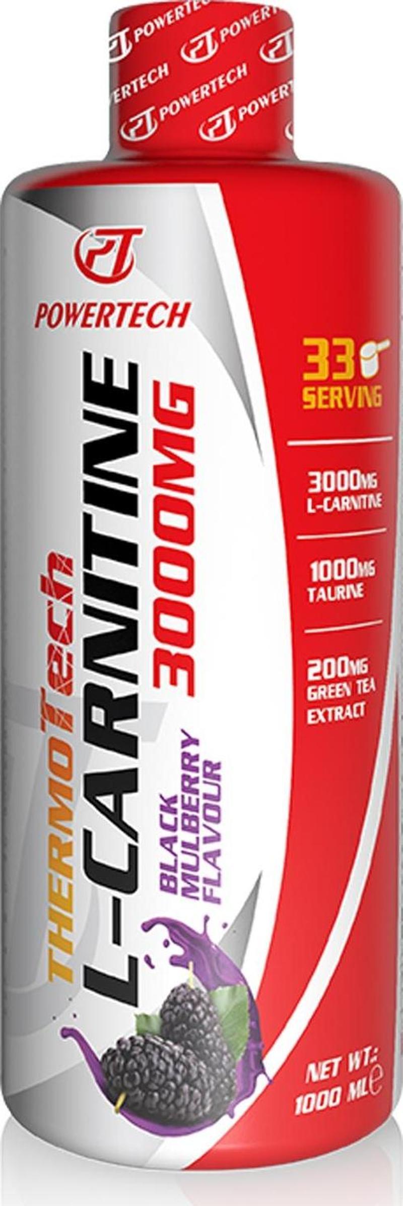 Thermotech L-karnitin 3000mg Karadut Aromalı 1000 Ml L-carnitine