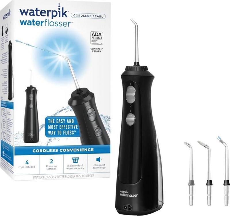 Cordless Pearl Waterflosser WF-13 Ağız Duşu Siyah