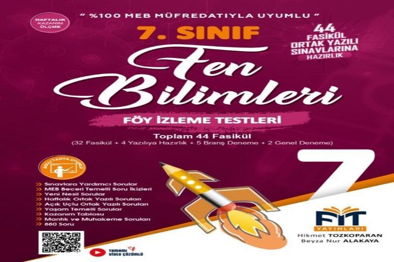 Fit Yayınları 7. SINIF FEN BİLİMLERİ FÖY İZLEME TESTLERİ