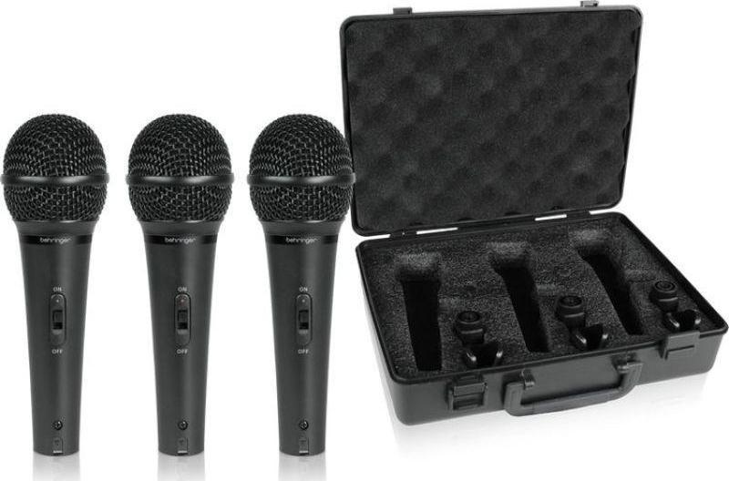 BEHRINGER ULTRAVOICE XM1800S 3lü Dinamik Kardioid Mikrofon Seti