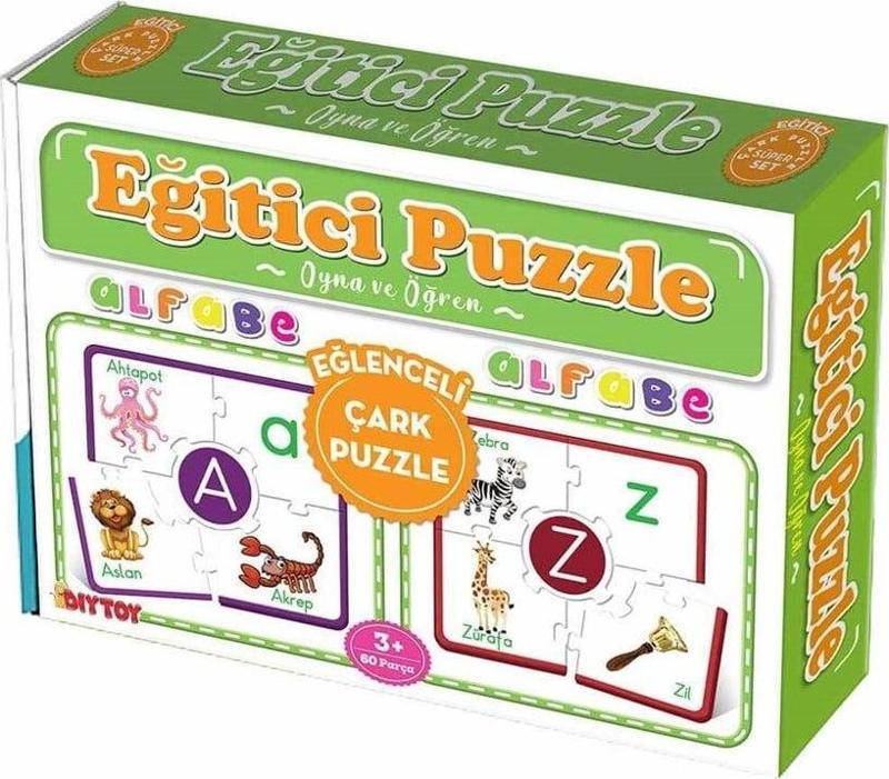 Eğitici Çark Puzzle Alfabe