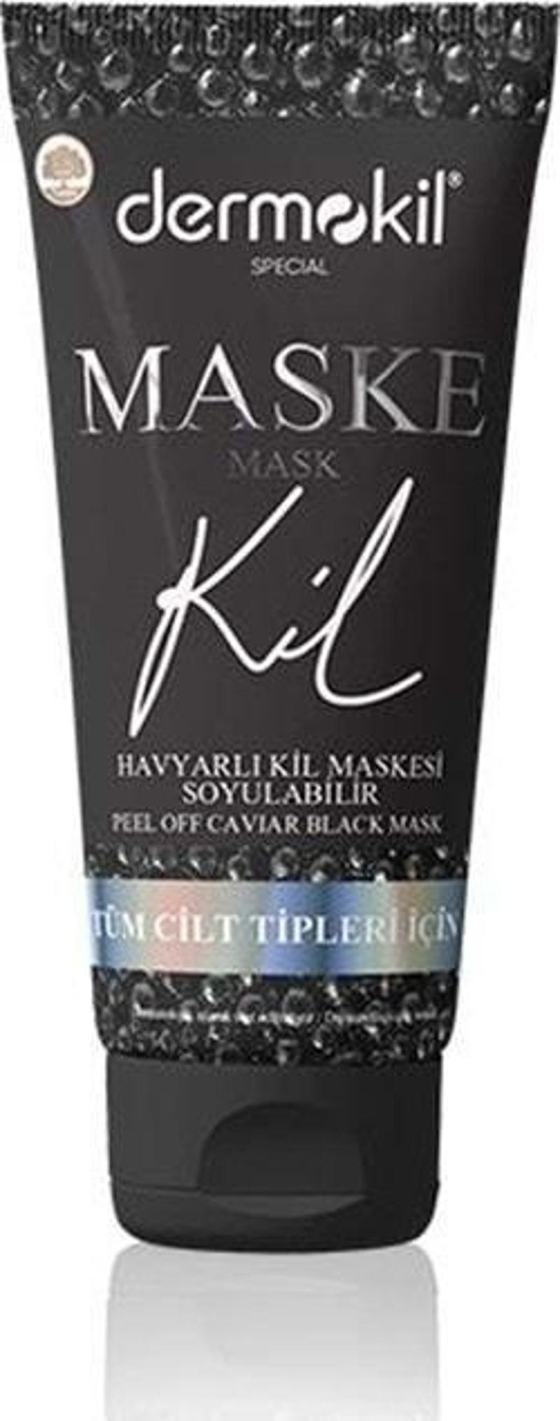 Soyulabilir Havyarlı Siyah Kil Yüz Maskesi 75 ml (TÜM CİLT TİPLERİ İÇİN)