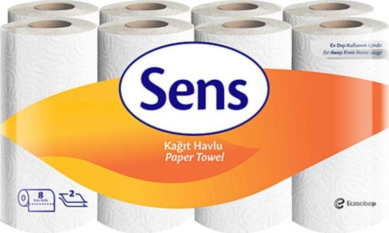 Eczacıbaşı Sens Extra Rulo Havlu 8'li*3 Pk