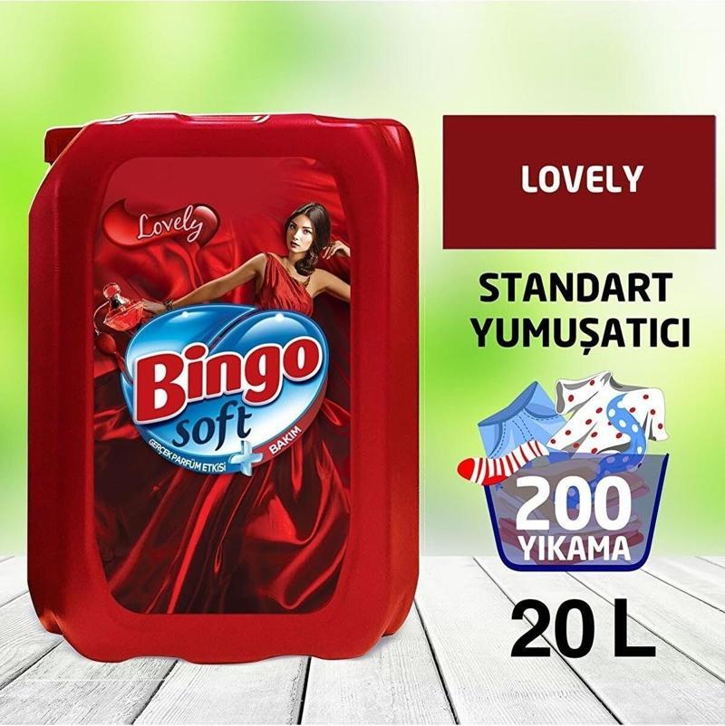 Soft Yumuşatıcı Lovely 5 Lt X 4 Adet