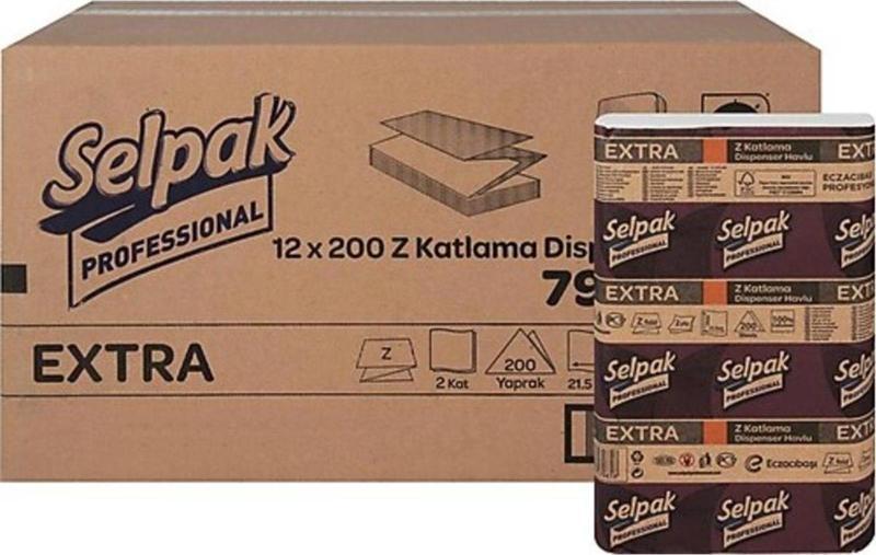 Z Katlama Havlu Peçete 12*200 Adet.